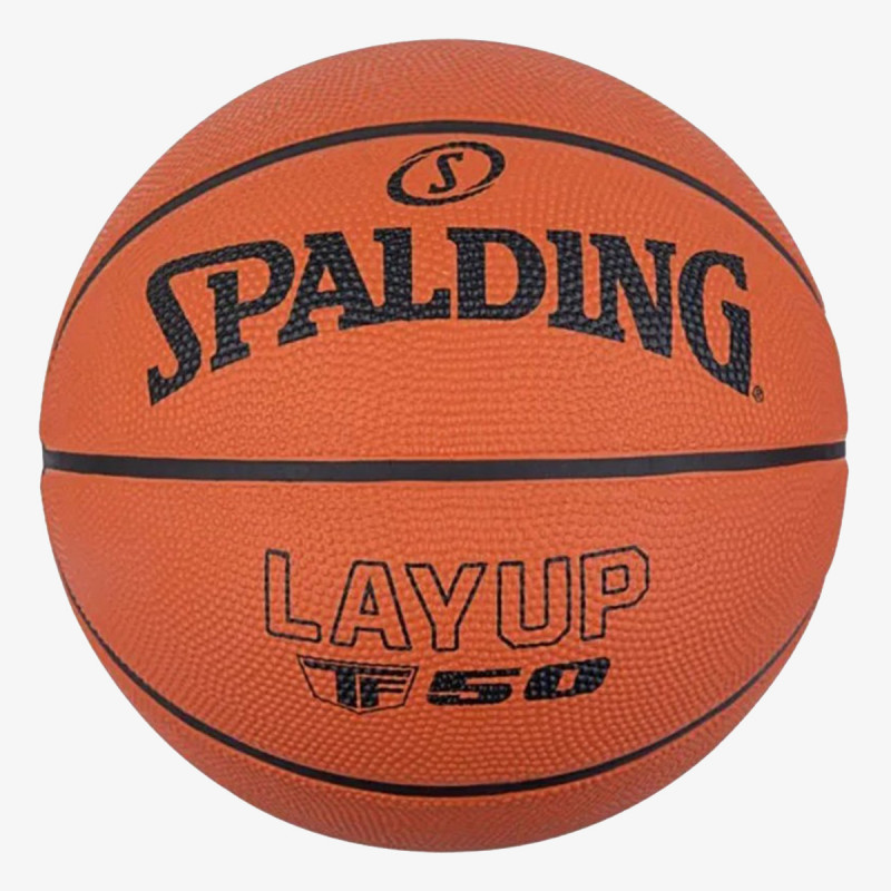 SPALDING Layup TF-50 Sz7 Rubber Basketball 