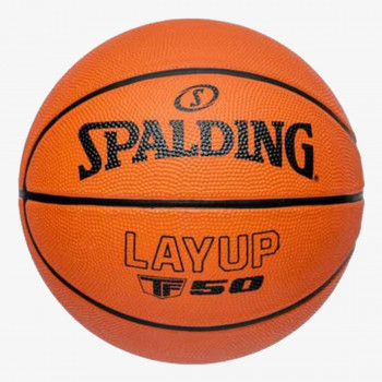 SPALDING Layup TF-50 Sz6 Rubber Basketball 