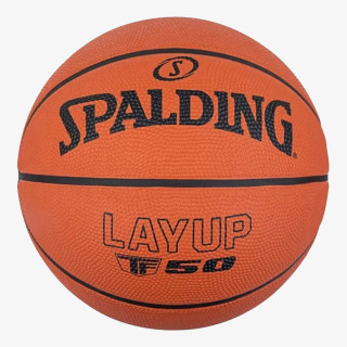 SPALDING Layup TF-50 Sz5 Rubber Basketball 