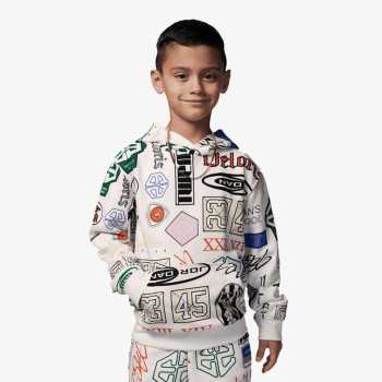 Nike Суитшърт JDB MJ ESSENTAILS FT AOP PO 