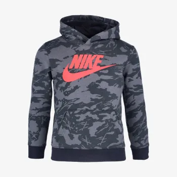 Nike- Haddad Суитшърт B NSW CLUB CAMO FLC PO 