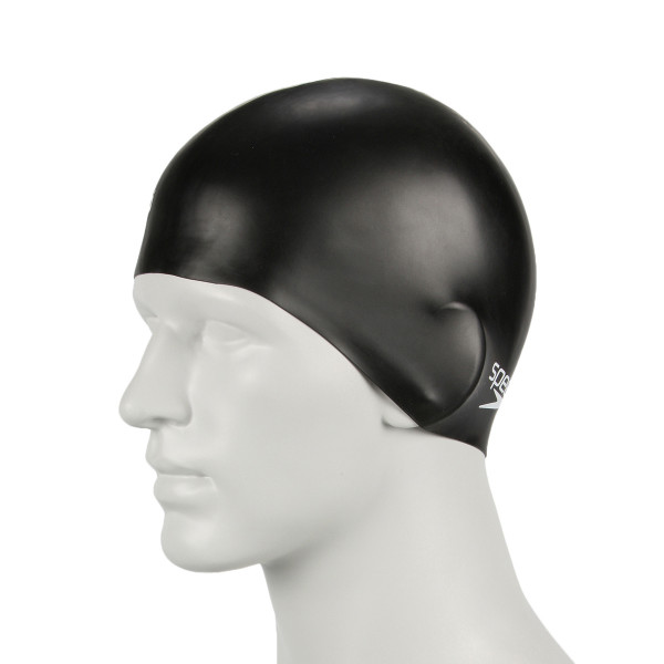 Speedo Шапка за плуване MOULDED SILICONE CAP JU BLACK 