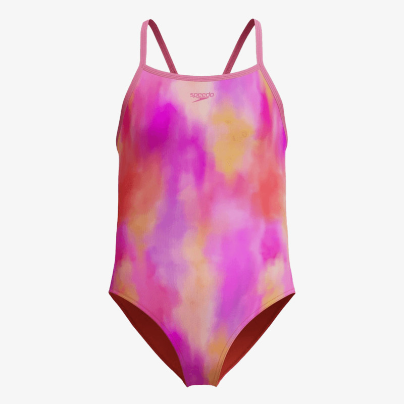 Speedo Print Thinstrap One Piece 