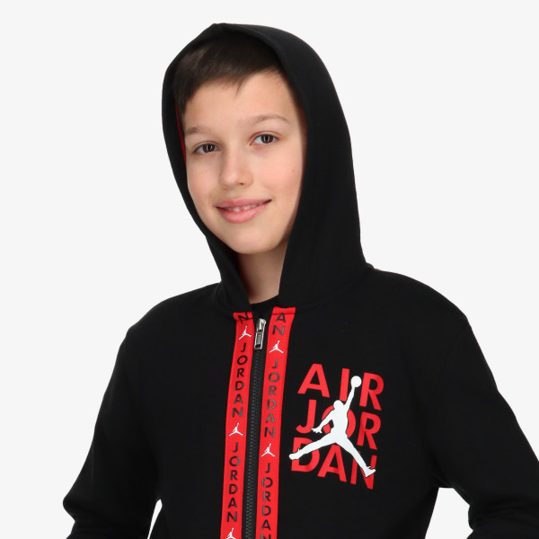 Nike Суитшърт JDB VERT TAPE FT FZ HOODIE 