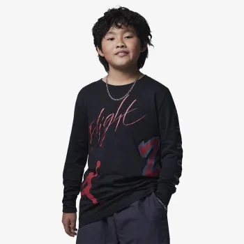 Nike Тениска с дълги ръкави JDB ALL OVER RETRO L/S TEE 
