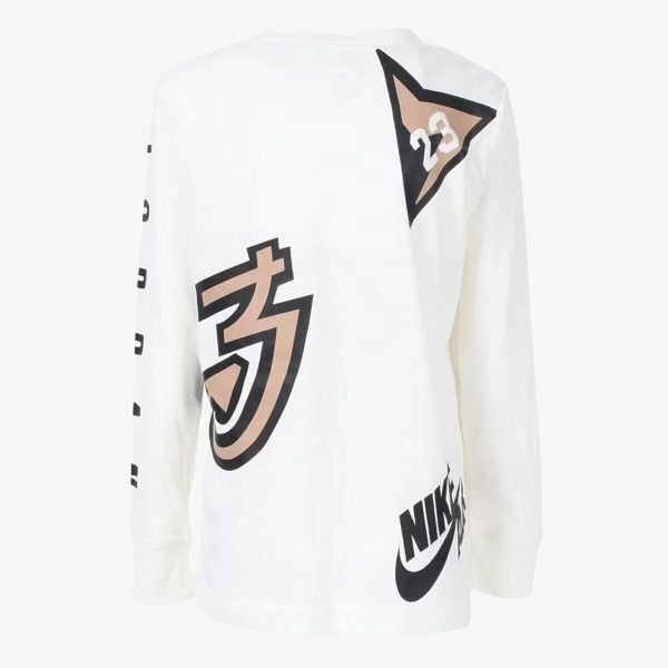 Nike Тениска с дълги ръкави JDB ALL OVER RETRO L/S TEE 