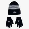 Nike NAN STRIPED BEANIE & GLVES SET 