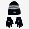 Nike Комплект NAN STRIPED BEANIE & GLVES SET 