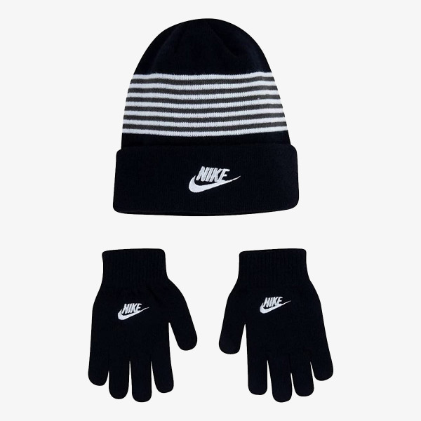 Nike NAN STRIPED BEANIE & GLVES SET 