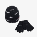 Nike SWOOSH REPEAT BEANIE SET 