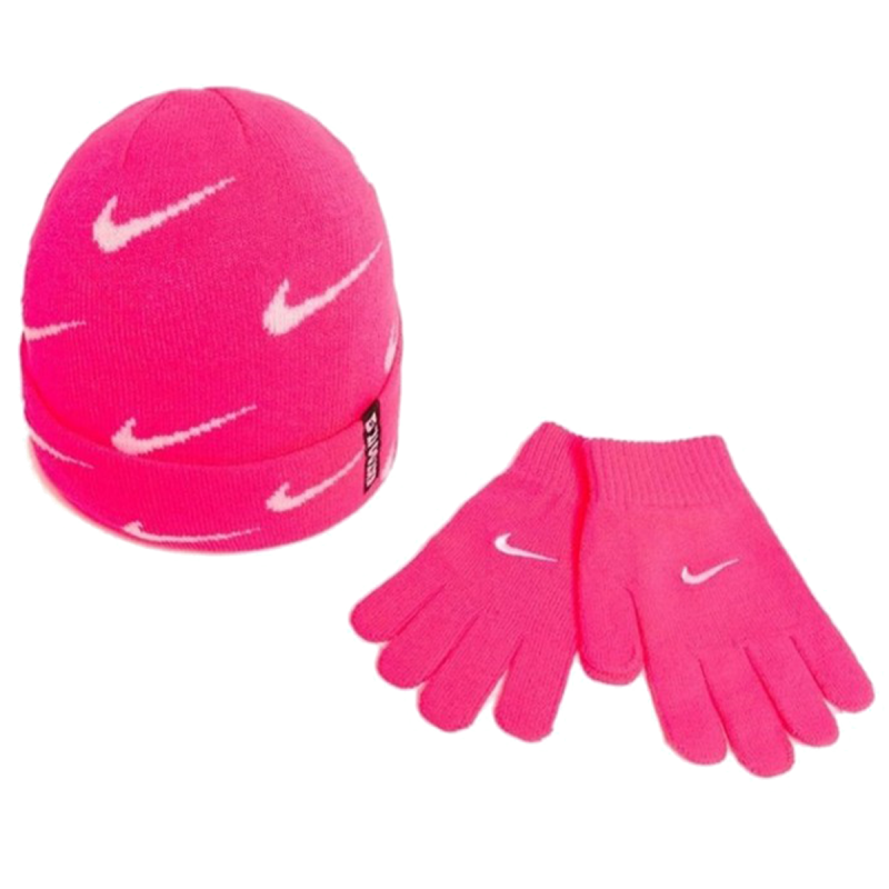 Nike SWOOSH REPEAT BEANIE SET 