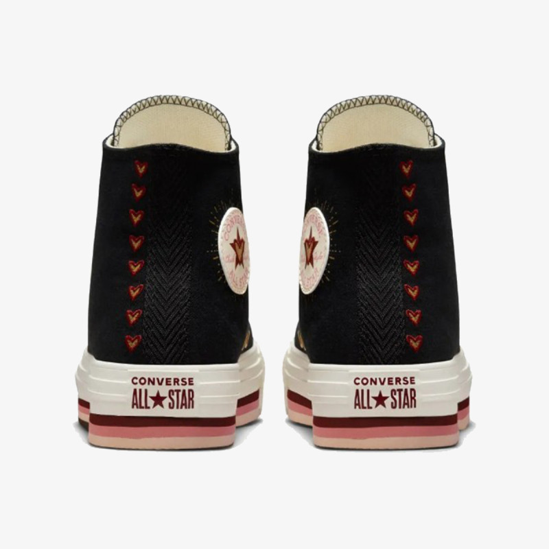 Converse CHUCK TAYLOR ALL STAR LIFT PLATFORM HEARTS 