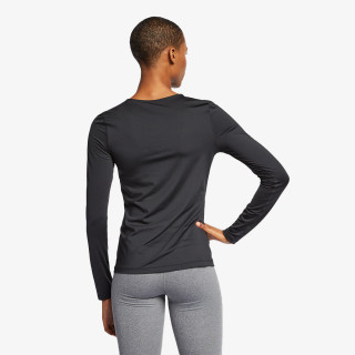 Nike W NP TOP LS ALL OVER MESH 