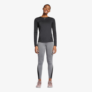 Nike W NP TOP LS ALL OVER MESH 