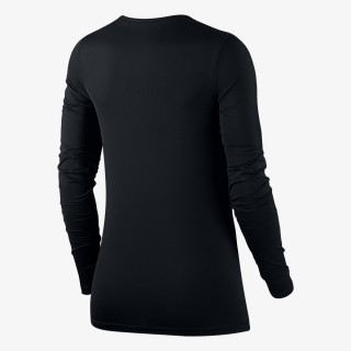 Nike W NP TOP LS ALL OVER MESH 