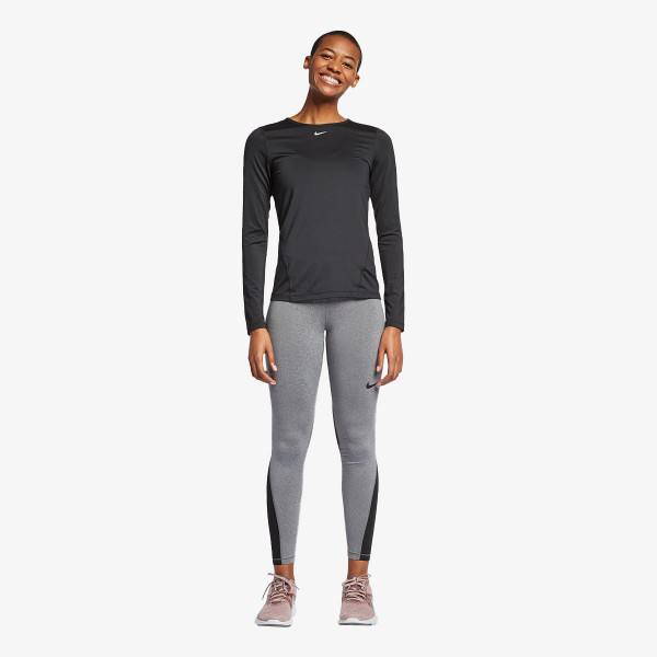 Nike W NP TOP LS ALL OVER MESH 