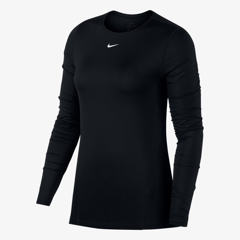 Nike W NP TOP LS ALL OVER MESH 