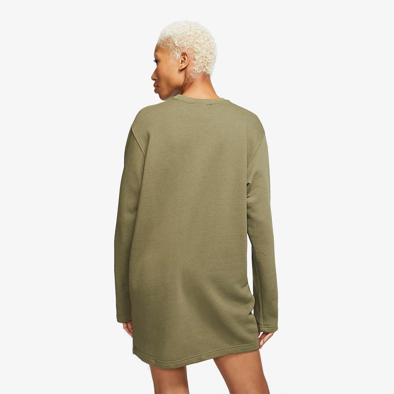 nike w nsw air crew dress bb flc