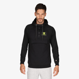 Champion RUBBER LOGO HALF ZIP 