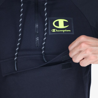 Champion Суитшърт RUBBER LOGO HALF ZIP 