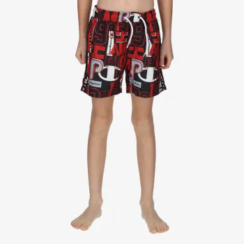 CHAMPION КЪСИ ПАНТАЛОНИ BOYS LOGO SWIM SHORTS 