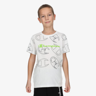 Champion Тениска BOYS ALL OVER T-SHIRT 