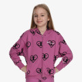 Champion Суитшърт GIRLS HEART FULL ZIP HOODY 