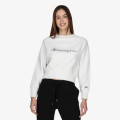 Champion Суитшърт WHITE TAPE CREWNECK 