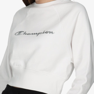 Champion Суитшърт WHITE TAPE CREWNECK 