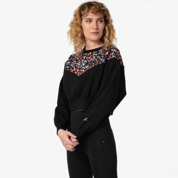 Nike Суитшърт W NSW HRTG CREW FLC FLORAL 