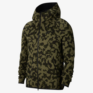 Nike M NSW TCH FLC HOODIE FZ AOP 