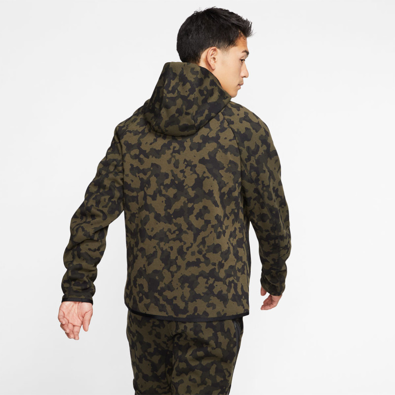Nike M NSW TCH FLC HOODIE FZ AOP 
