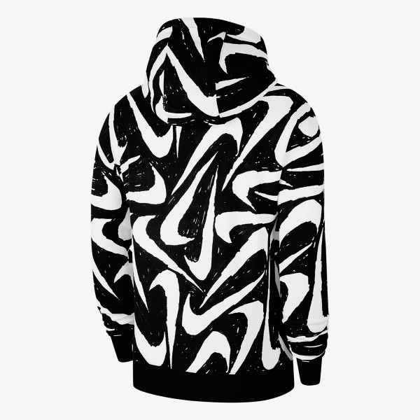 Nike Суитшърт M NSW CLUB HOODIE PO BB AOP 2 