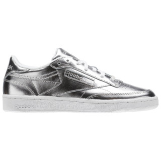 Reebok CLUB C 85 S SHINE   SILVER/WHITE 