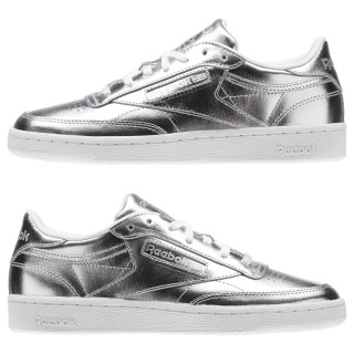 Reebok CLUB C 85 S SHINE   SILVER/WHITE 