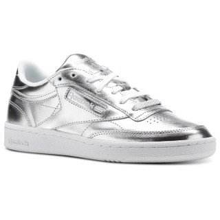 Reebok CLUB C 85 S SHINE   SILVER/WHITE 