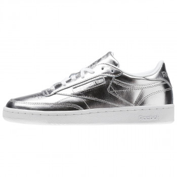Reebok CLUB C 85 S SHINE   SILVER/WHITE 