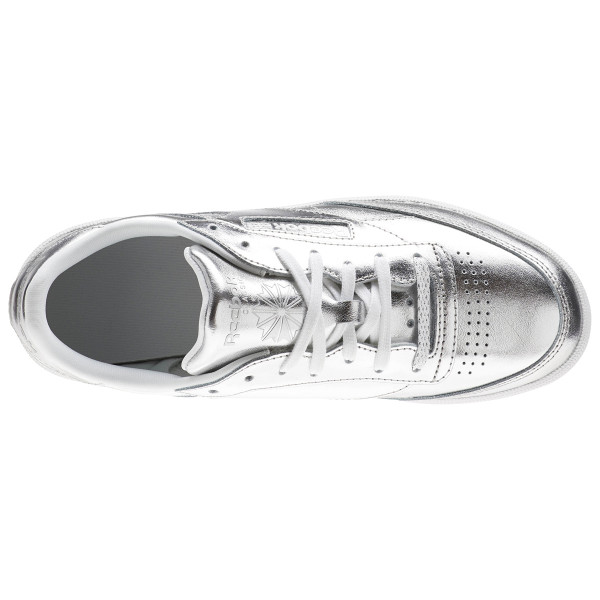 Reebok CLUB C 85 S SHINE   SILVER/WHITE 