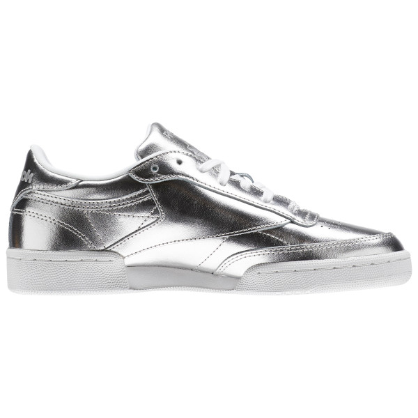 Reebok CLUB C 85 S SHINE   SILVER/WHITE 