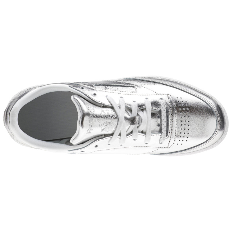 Reebok CLUB C 85 S SHINE   SILVER/WHITE 