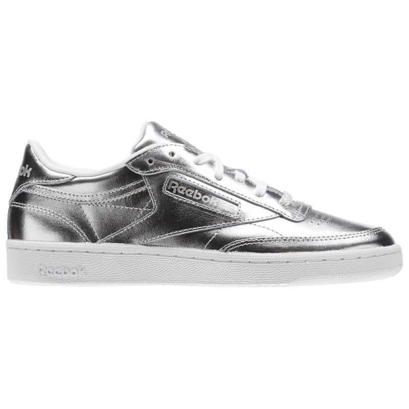 Reebok CLUB C 85 S SHINE   SILVER/WHITE 