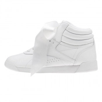 Reebok Маратонки F/S HI SATIN BOW WHITE/SKULL GREY 