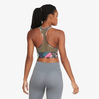 Nike Спортно бюстие NIKE SWOOSH ICNCLSH BRA PRT LL 