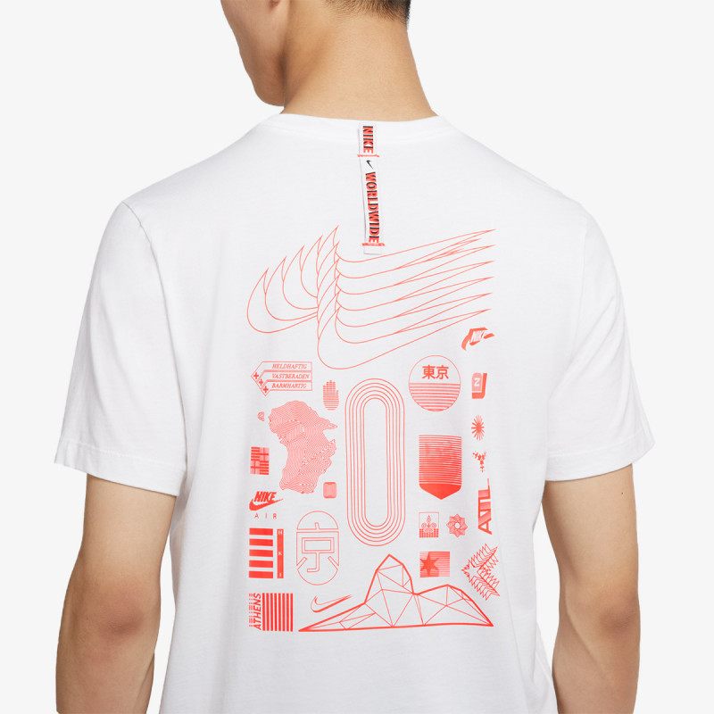 Nike M NSW WORLDWIDE GLOBE SS TEE 