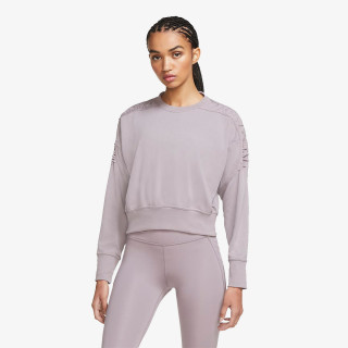 Nike W NK THRMA FLC CROP LC LS CREW 