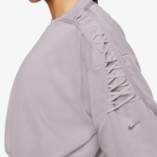 Nike W NK THRMA FLC CROP LC LS CREW 