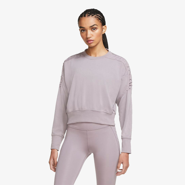 Nike W NK THRMA FLC CROP LC LS CREW 