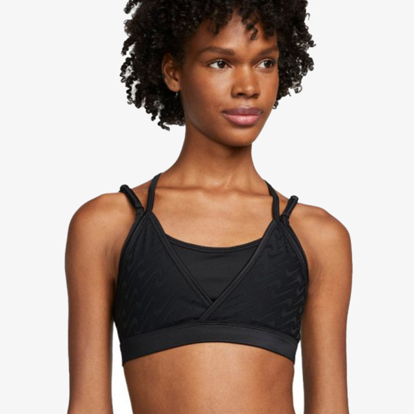 Nike W NK DF INDY ICNCLSH STRPY BRA 