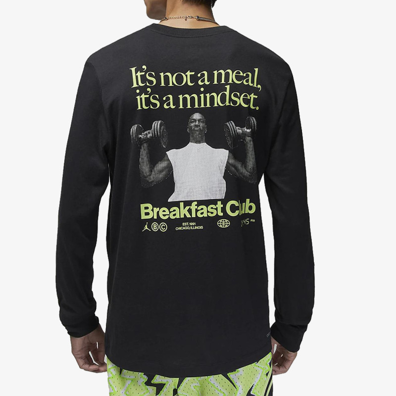 Nike M J DF SPRT BC GFX LS CREW 