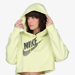 Nike W NSW FLC PO HOODIE CROP DNC 